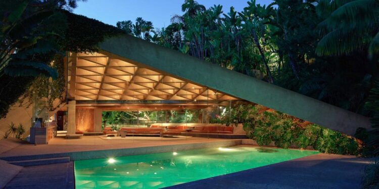 Goldstein House de John Lautner é doada ao LACMA | ArchDaily Brasil