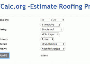 Roofing Calculator - Estimate Roof Replacement Cost - Get Free Quotes